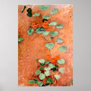 Caillebotte's Nasturces Poster