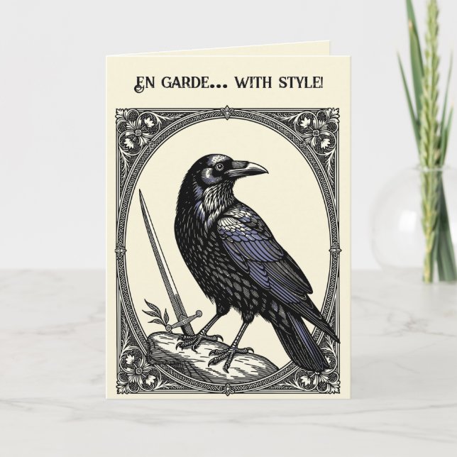Caim The Dashing Duelist Crow Card (Front)