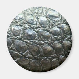 Caiman Crocodile Faux Alligator-Skin Design Magnet