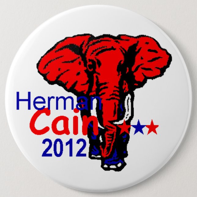 Cain 2012 6 cm round badge (Front)