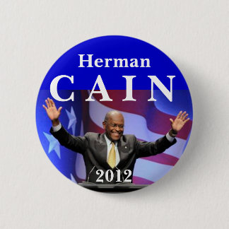 Cain 2012 6 cm round badge