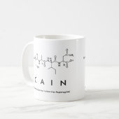 Cain peptide name mug (Front Left)