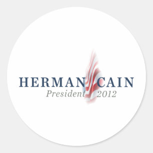 cain-sign classic round sticker