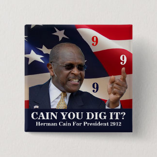 Cain You Dig It? 15 Cm Square Badge