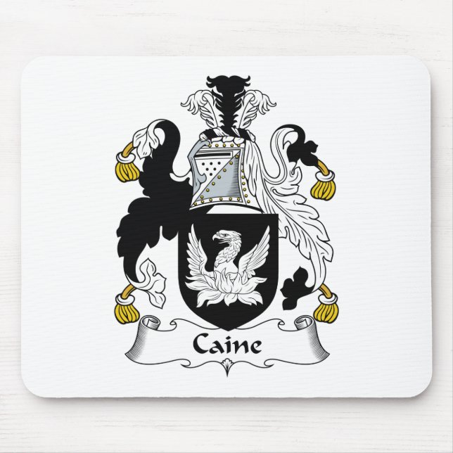 Caine Family Crest Mouse Mat (Front)