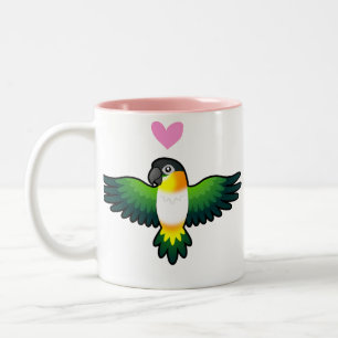 Caique / Lovebird / Pionus / Parrot Love Two-Tone Coffee Mug