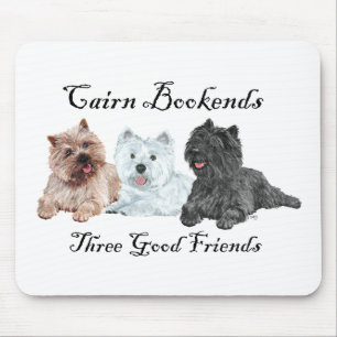Cairn Bookends, Three Good Friends Mouse Mat