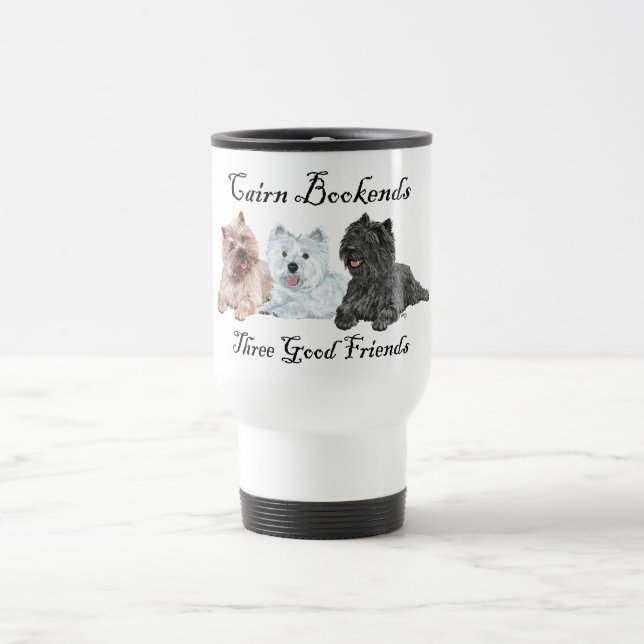 Cairn Bookends, Three Good Friends Travel Mug (Center)