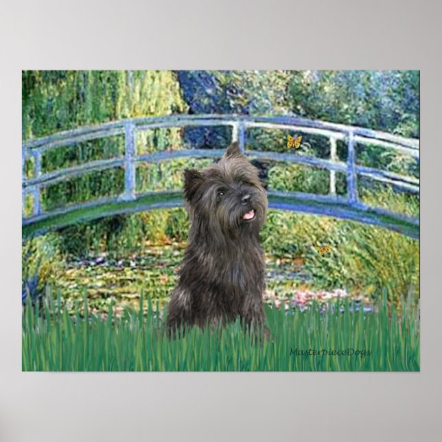 Cairn (Brindle 21) - Lily Pond Bridge Poster (Front)