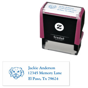 CAIRN Image Name and Return Address Self-inking Stamp