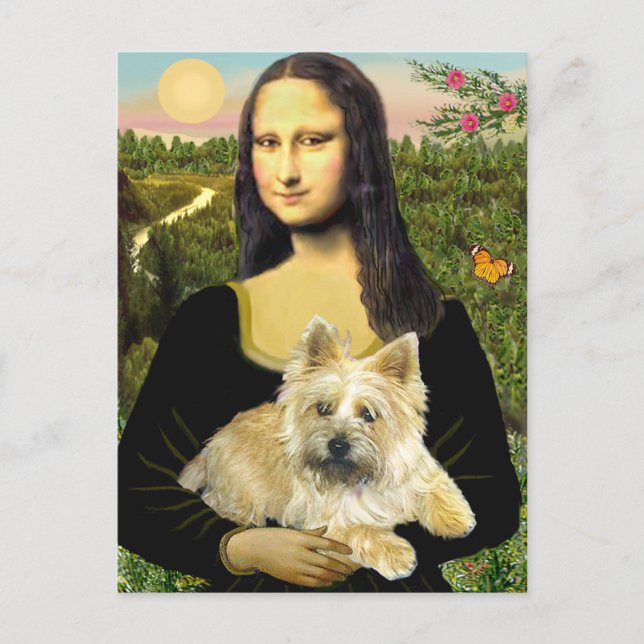 Cairn Terrier 23 - Mona Lisa Postcard (Front)