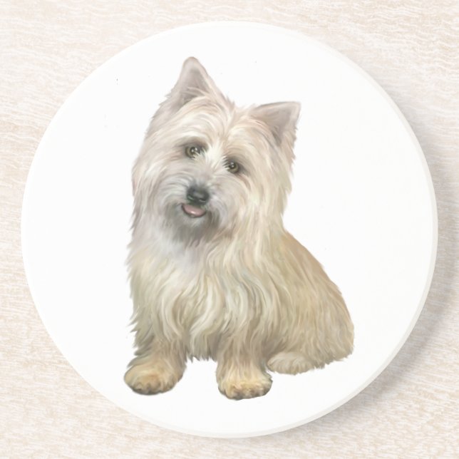 Cairn Terrier (4b) Coaster (Front)