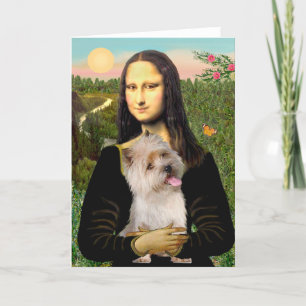 Cairn Terrier 9 - Mona Lisa Holiday Card