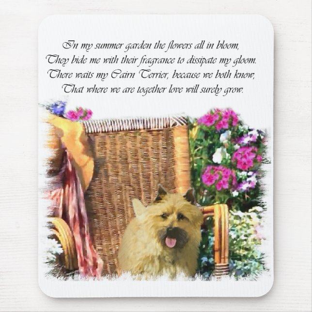 Cairn Terrier Art Gifts Mouse Mat (Front)
