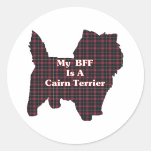 Cairn Terrier BFF Classic Round Sticker