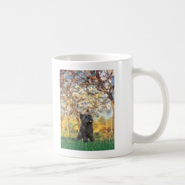 Cairn Terrier (Brindle 21) - Spring Coffee Mug (Right)