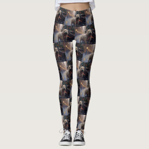 Cairn Terrier Christmas Festive Season  Leggings