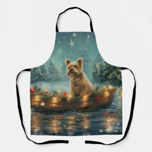 Cairn Terrier Christmas Festive Voyage Apron