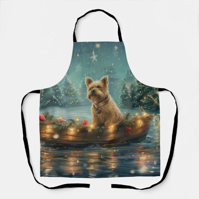 Cairn Terrier Christmas Festive Voyage Apron (Front)