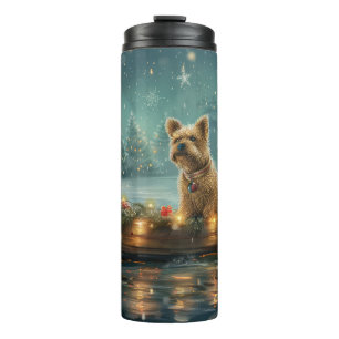 Cairn Terrier Christmas Festive Voyage Thermal Tumbler
