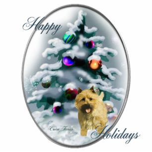 Cairn Terrier Christmas Gifts Ornament Photo Sculpture Decoration