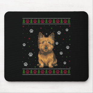 Cairn Terrier Christmas Sweater Xmas Pet Animal Do Mouse Mat