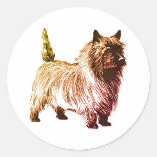 Cairn Terrier Classic Round Sticker
