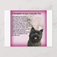 Cairn Terrier - Daughter in Law Poem