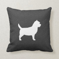 Cairn Terrier Dog Breed Silhouette Decorative