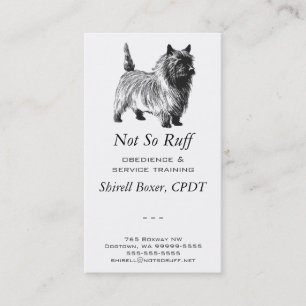 Cairn Terrier Dog Business Business Card