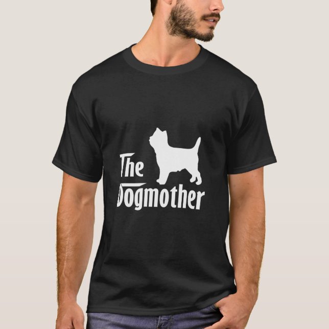 Cairn Terrier Dog  Dog Mum Mother's Day  T-Shirt (Front)