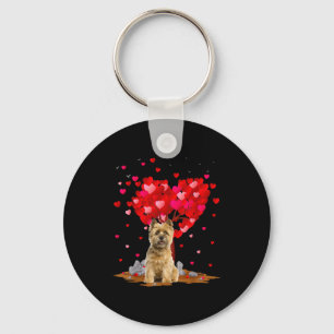 Cairn Terrier Dog Lover Heart Shape Cairn Terrier Key Ring