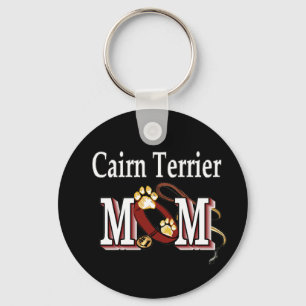 Cairn Terrier Dog MOM Key Ring