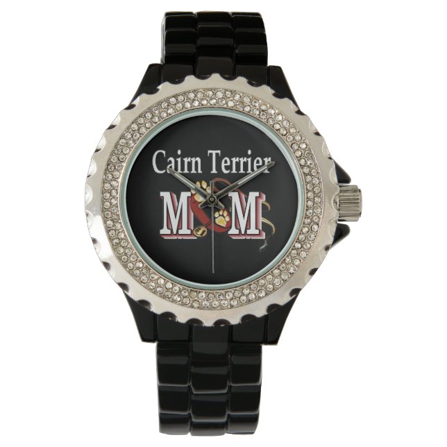 Cairn Terrier Dog MOM Watch (Front)
