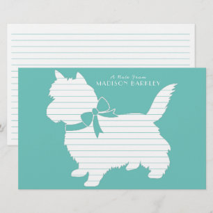 Cairn Terrier Dog Puppy Stationery