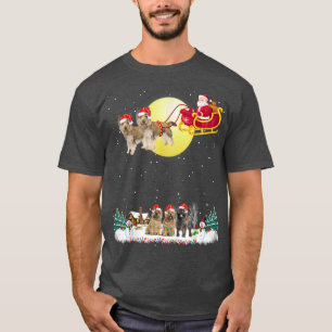 Cairn Terrier Dog Reindeer Dog Lights Christmas Lo T-Shirt