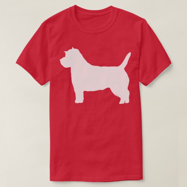 Cairn Terrier Dog T-Shirt (Design Front)