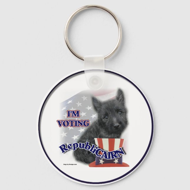 Cairn Terrier Gifts Key Ring (Front)