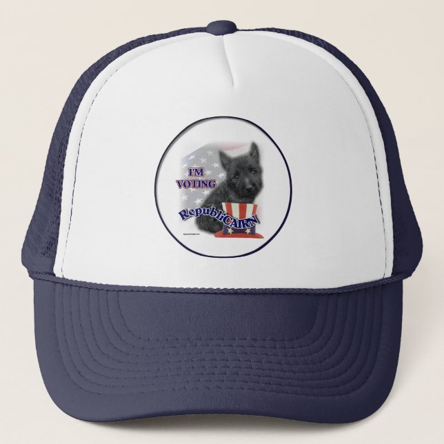 Cairn Terrier Gifts Trucker Hat (Front)