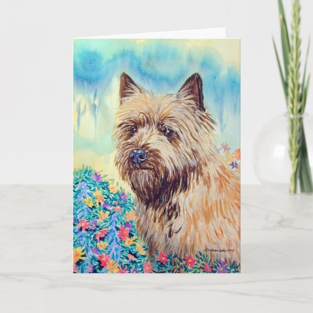 Cairn Terrier Greeting Cards (Front)