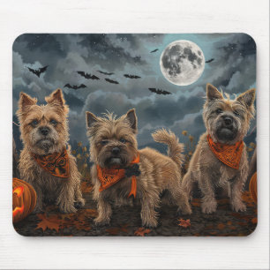 Cairn Terrier Halloween Spooky Mouse Mat