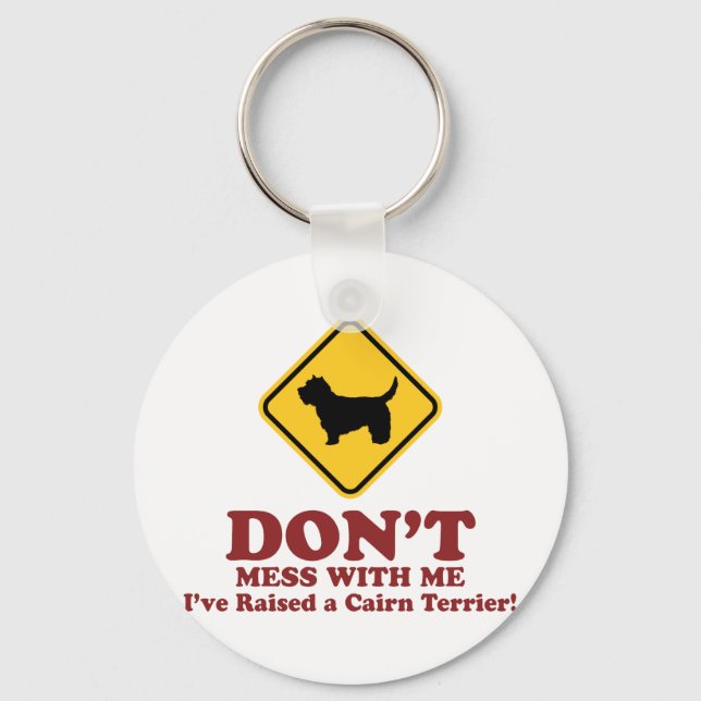 Cairn Terrier Key Ring (Front)