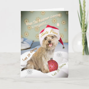 Cairn Terrier Let It Snow Cards