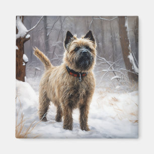 Cairn Terrier Let It Snow Christmas  Magnet