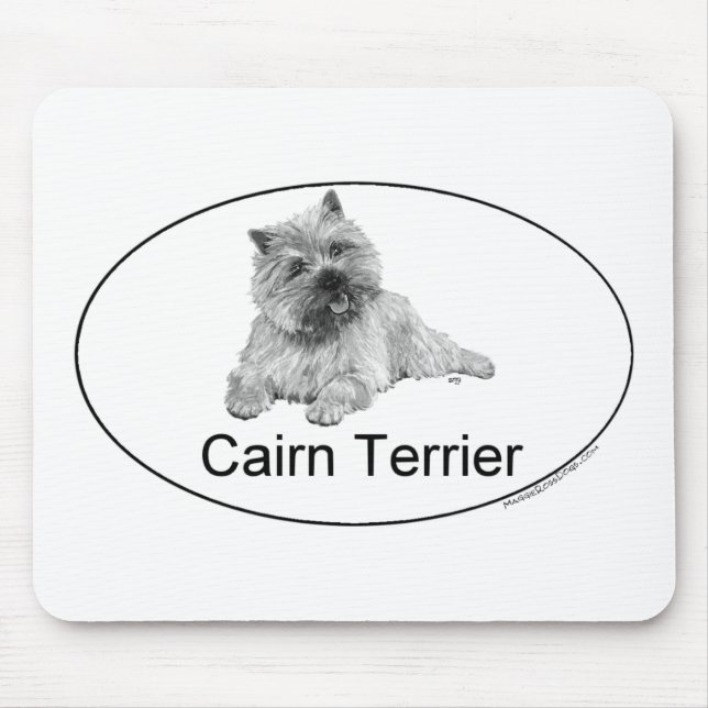 Cairn Terrier Mouse Mat (Front)