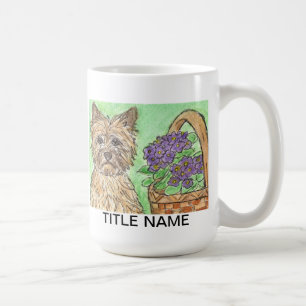 Cairn terrier mug personalise birthday relation
