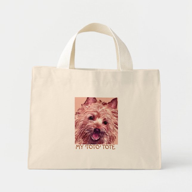 Cairn Terrier , MY 'TOTO' TOTE (Front)