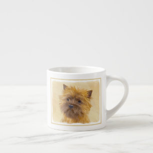 Cairn Terrier Painting - Cute Original Dog Art Espresso Cup