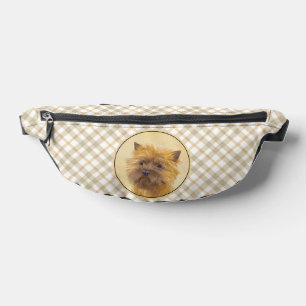 Cairn Terrier Painting Cute Original Pet Dog Art Bum Bags