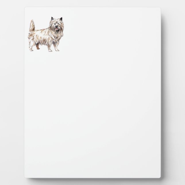 Cairn Terrier Plaque (Front)